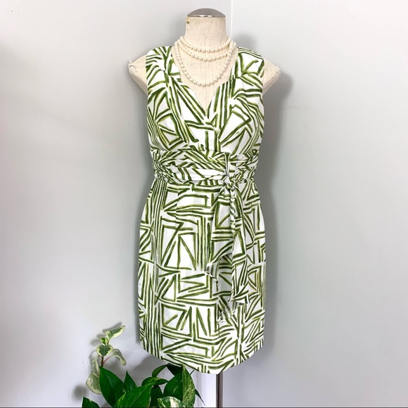 Retro Bombshell Wiggle Dress, Bamboo Print (S/M) - Picture 2 of 8